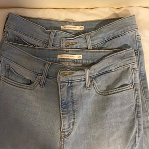 Levi’s 311 shaping skinny jeans, size 29